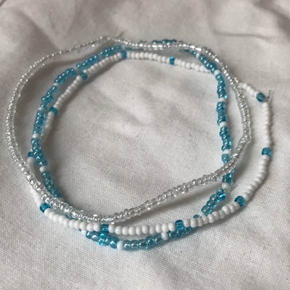 no brand Jewelry - Ocean 3 piece seed bead anklet set